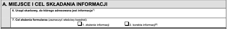 Część A formularza PIT-11: miejsce i cel składania informacji
